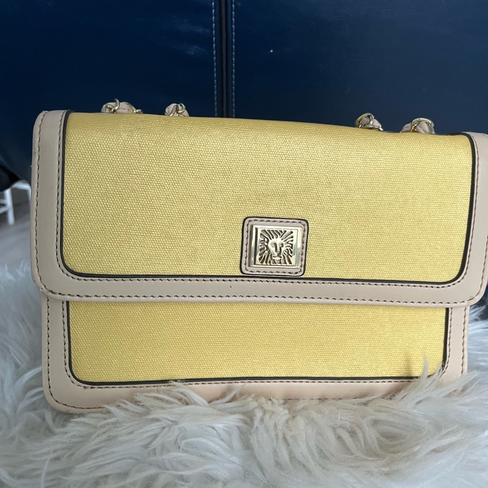 Anne Klein Yellow Summer Bag